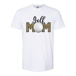 Golf Mom Leopard Print Golf Mother's Day Great Gift Softstyle CVC T-Shirt