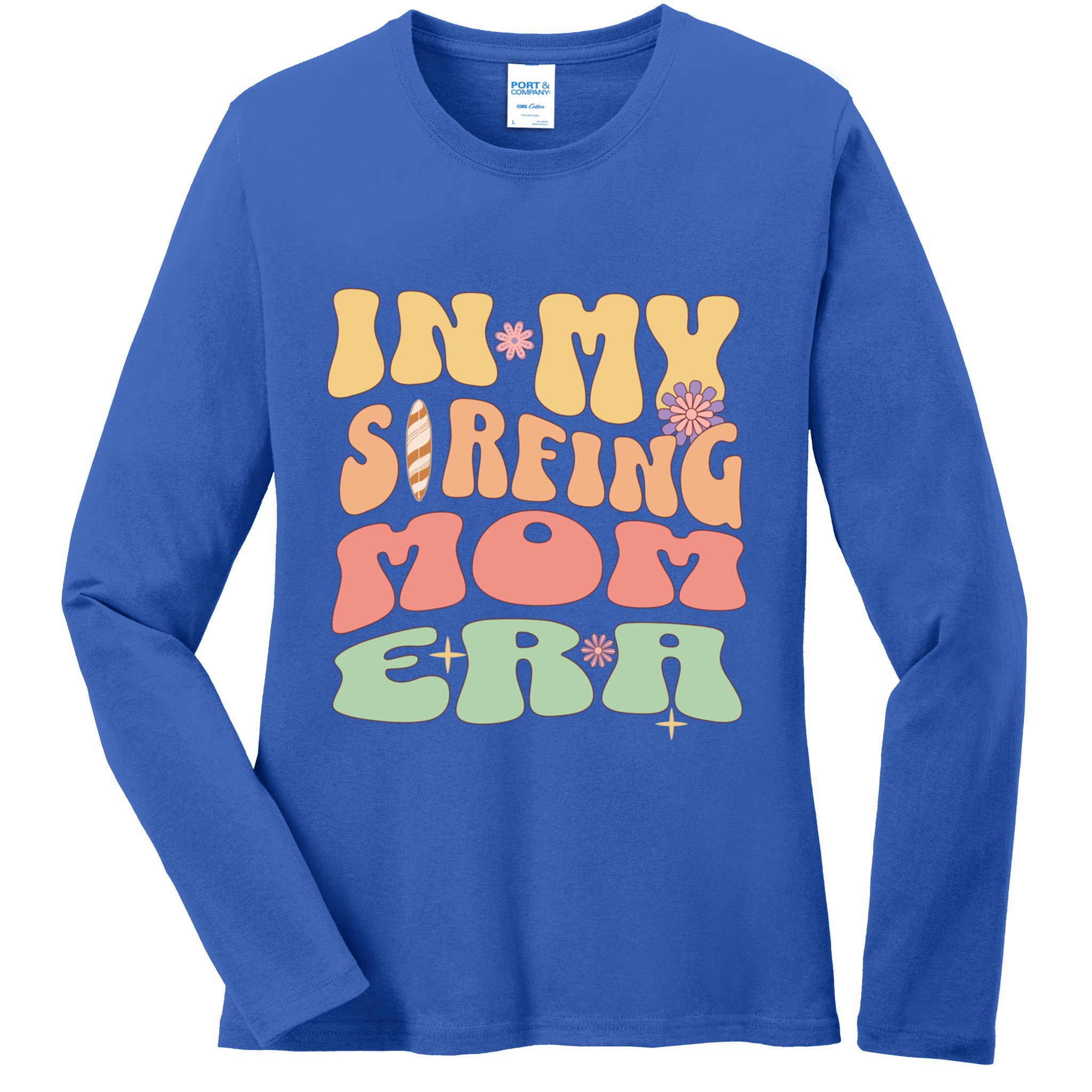 Groovy Mom Life Mothers Day Gift Ladies Long Sleeve Shirt