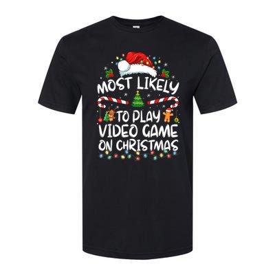 Gamer Most Likely To Play Video Games On Christmas Softstyle CVC T-Shirt