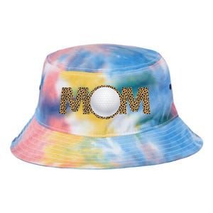 Golf Mom Leopard Mother's Day Funny Women Mommy Tie Dye Newport Bucket Hat