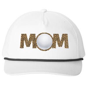 Golf Mom Leopard Mother's Day Funny Women Mommy Snapback Five-Panel Rope Hat