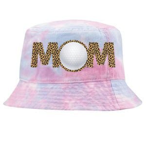 Golf Mom Leopard Mother's Day Funny Women Mommy Tie-Dyed Bucket Hat