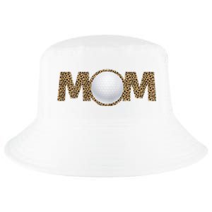 Golf Mom Leopard Mother's Day Funny Women Mommy Cool Comfort Performance Bucket Hat