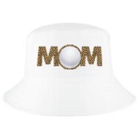 Golf Mom Leopard Mother's Day Funny Women Mommy Cool Comfort Performance Bucket Hat