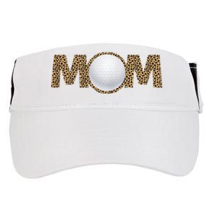 Golf Mom Leopard Mother's Day Funny Women Mommy Adult Drive Performance Visor