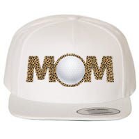 Golf Mom Leopard Mother's Day Funny Women Mommy Wool Snapback Cap