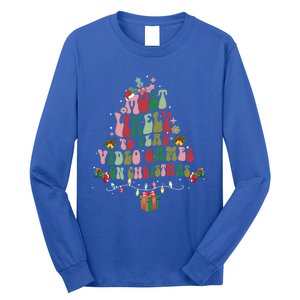 Groovy Most Likely To Play Video Games On Christmas Gift Long Sleeve Shirt