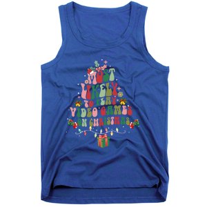 Groovy Most Likely To Play Video Games On Christmas Gift Tank Top