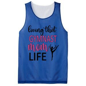 Gymnast Mama Life Gymnastics Mom Of A Gymnast Gift Mesh Reversible Basketball Jersey Tank