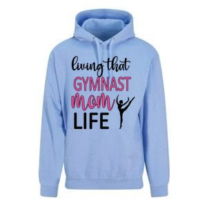 Gymnast Mama Life Gymnastics Mom Of A Gymnast Gift Unisex Surf Hoodie