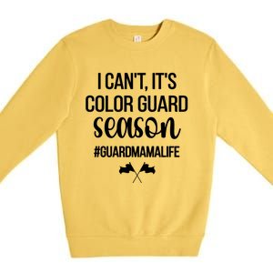 Guard Mama Life Color Guard Mom Of A Guard Member Cute Gift Premium Crewneck Sweatshirt