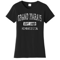 Grand Marais Minnesota Mn Vintage Sports Established Women's T-Shirt