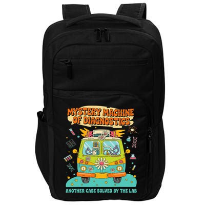Groovy Mystery Machine Of Diagnostics Lab Tech Lab Week 2025 Impact Tech Backpack