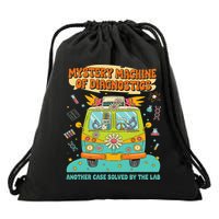 Groovy Mystery Machine Of Diagnostics Lab Tech Lab Week 2025 Drawstring Bag
