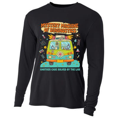 Groovy Mystery Machine Of Diagnostics Lab Tech Lab Week 2025 Cooling Performance Long Sleeve Crew