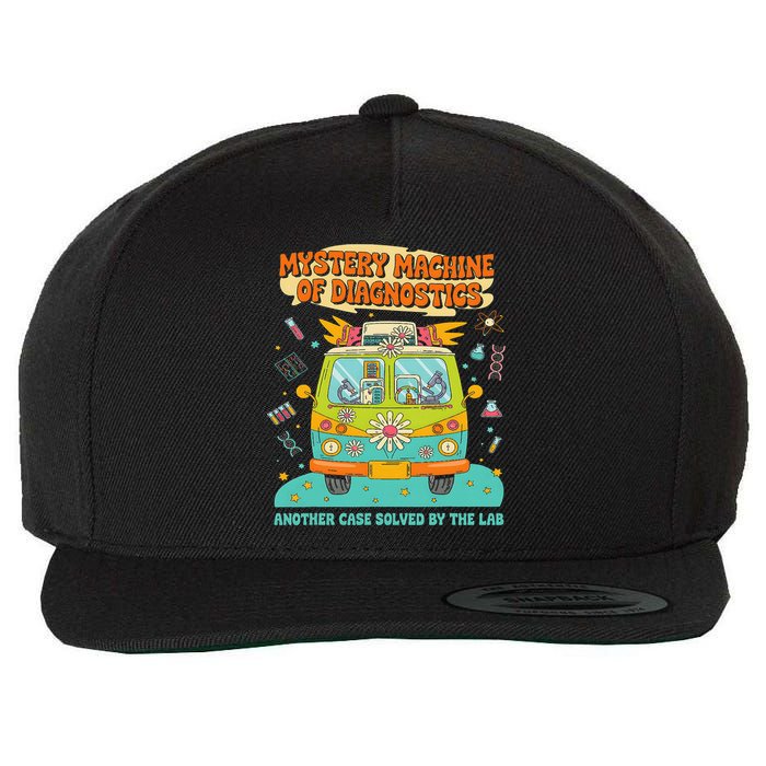 Groovy Mystery Machine Of Diagnostics Lab Tech Lab Week 2025 Wool Snapback Cap