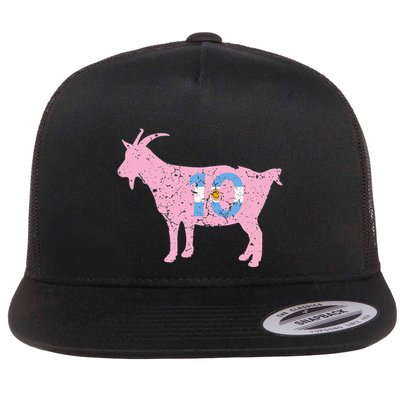 Goat Miami Mvp 10 Greatest Of All Time Flat Bill Trucker Hat