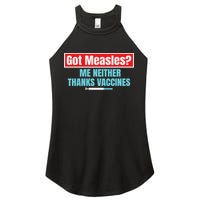 Got Measles Me Neither Thanks Vaccines Pro Scienc Women's Perfect Tri Rocker Tank