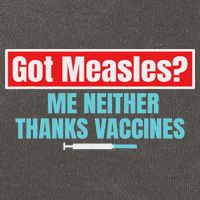 Got Measles Me Neither Thanks Vaccines Pro Scienc Cotton Canvas Backpack