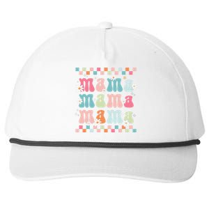  Groovy Mama Matching Family Mothers Day Snapback Five-Panel Rope Hat