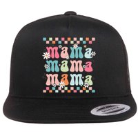  Groovy Mama Matching Family Mothers Day Flat Bill Trucker Hat