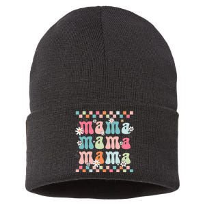  Groovy Mama Matching Family Mothers Day Sustainable Knit Beanie