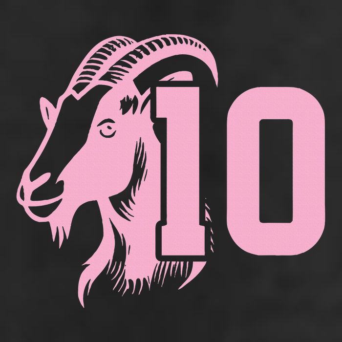Goat Miami Mvp 10 Greatest Of All Time Garment-Dyed Fleece Hoodie