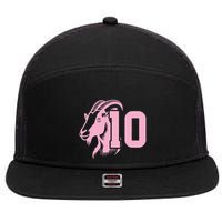 Goat Miami Mvp 10 Greatest Of All Time 7 Panel Mesh Trucker Snapback Hat