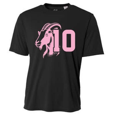 Goat Miami Mvp 10 Greatest Of All Time Cooling Performance Crew T-Shirt