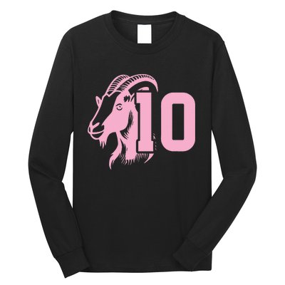 Goat Miami Mvp 10 Greatest Of All Time Long Sleeve Shirt