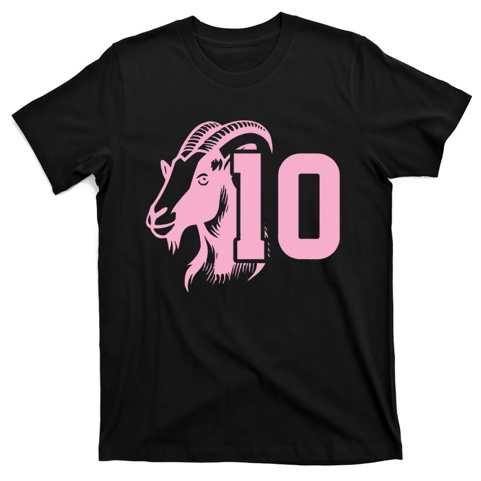 Goat Miami Mvp 10 Greatest Of All Time T-Shirt