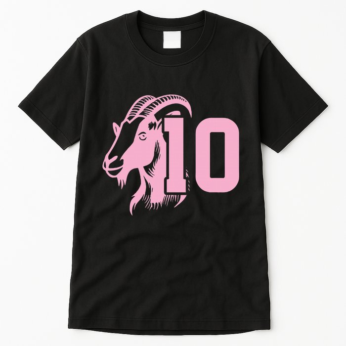Goat Miami Mvp 10 Greatest Of All Time Tall T-Shirt