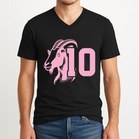 Goat Miami Mvp 10 Greatest Of All Time V-Neck T-Shirt