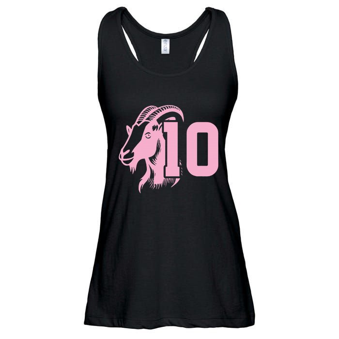 Goat Miami Mvp 10 Greatest Of All Time Ladies Essential Flowy Tank