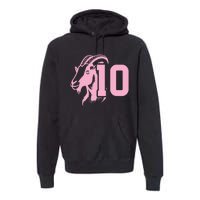 Goat Miami Mvp 10 Greatest Of All Time Premium Hoodie