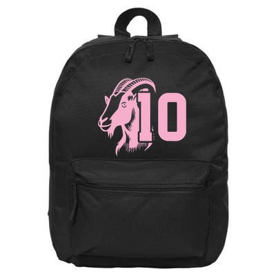 Goat Miami Mvp 10 Greatest Of All Time 16 in Basic Backpack