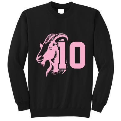 Goat Miami Mvp 10 Greatest Of All Time Tall Sweatshirt