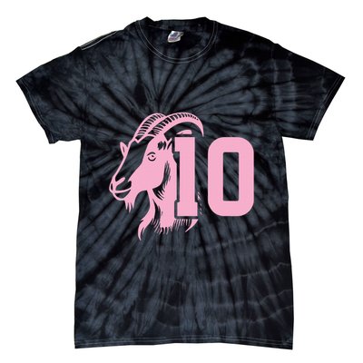 Goat Miami Mvp 10 Greatest Of All Time Tie-Dye T-Shirt