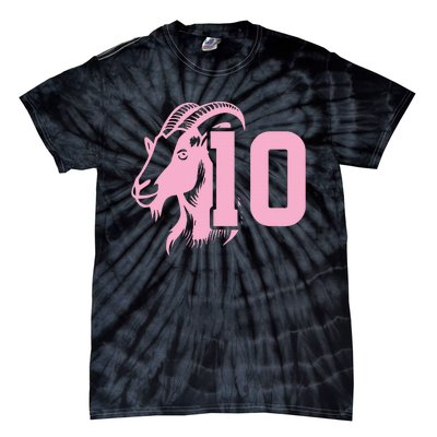 Goat Miami Mvp 10 Greatest Of All Time Tie-Dye T-Shirt