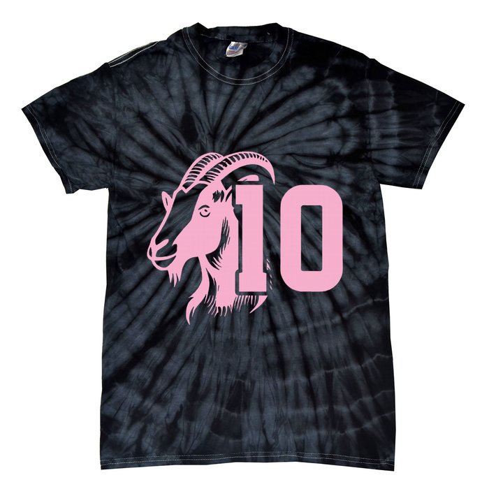Goat Miami Mvp 10 Greatest Of All Time Tie-Dye T-Shirt