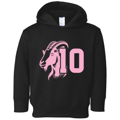 Goat Miami Mvp 10 Greatest Of All Time Toddler Hoodie