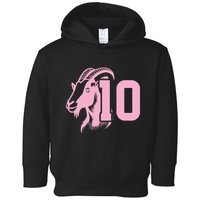 Goat Miami Mvp 10 Greatest Of All Time Toddler Hoodie