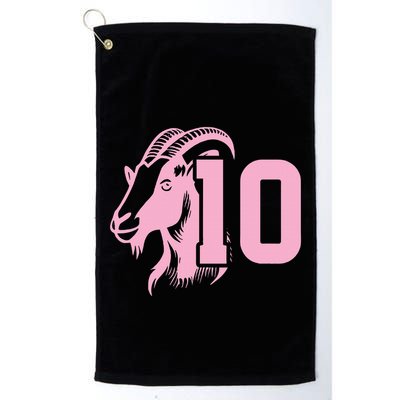 Goat Miami Mvp 10 Greatest Of All Time Golf Towel