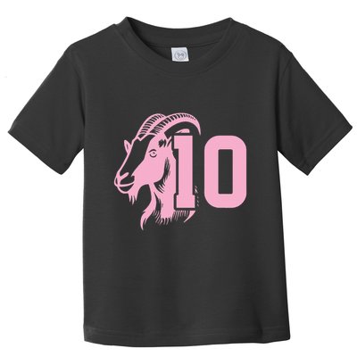 Goat Miami Mvp 10 Greatest Of All Time Toddler T-Shirt