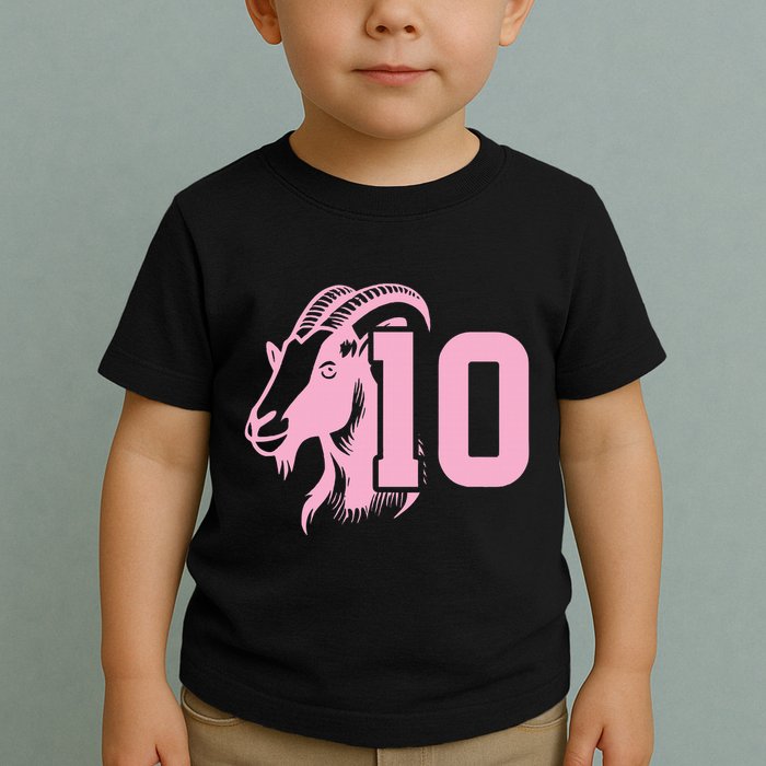 Goat Miami Mvp 10 Greatest Of All Time Toddler T-Shirt