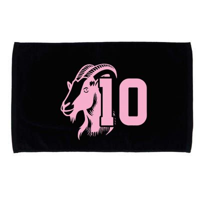 Goat Miami Mvp 10 Greatest Of All Time Microfiber Hand Towel