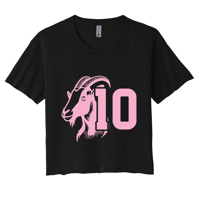 Goat Miami Mvp 10 Greatest Of All Time Crop Top