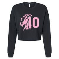 Goat Miami Mvp 10 Greatest Of All Time Cropped Pullover Crew