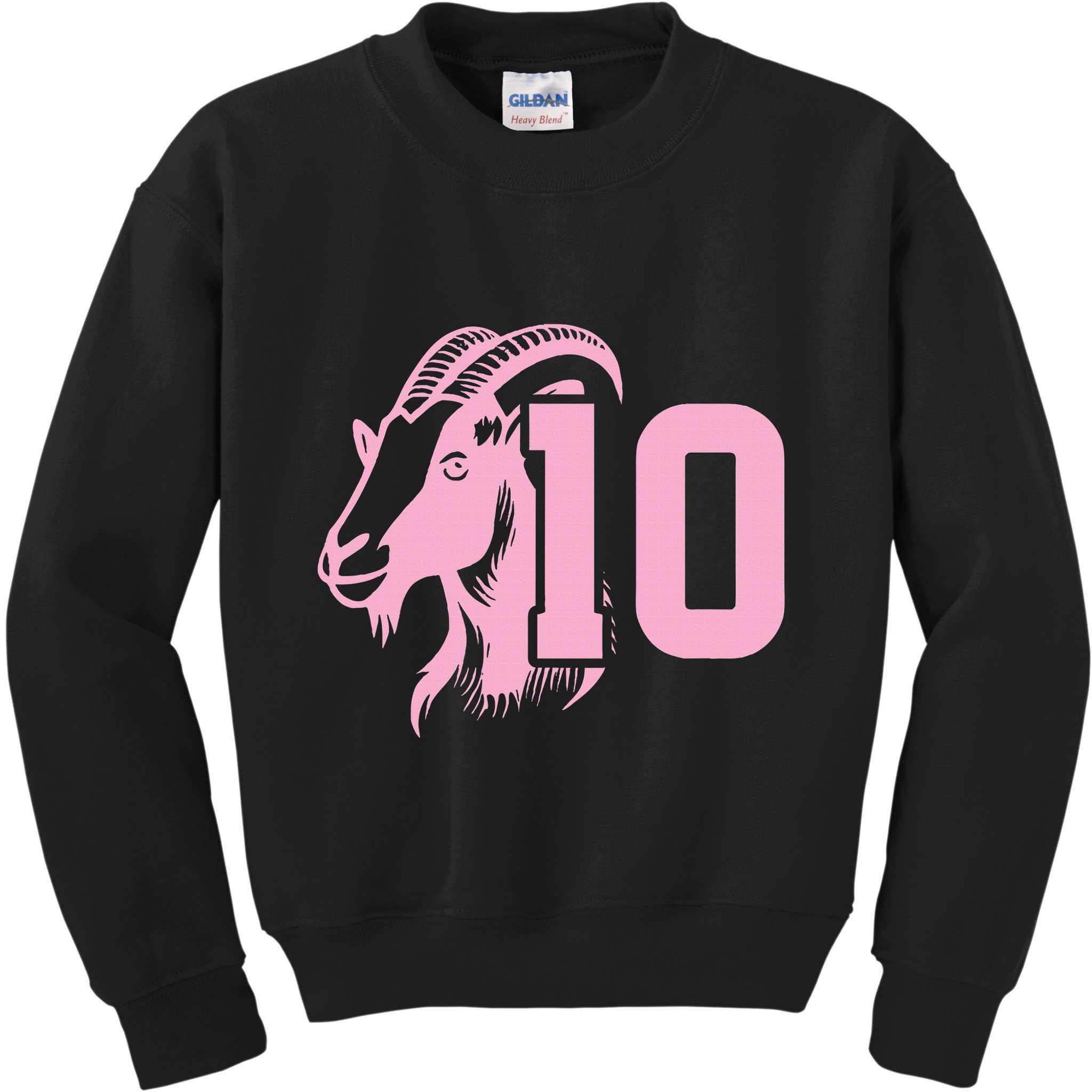 Goat Miami Mvp 10 Greatest Of All Time Kids Sweatshirt