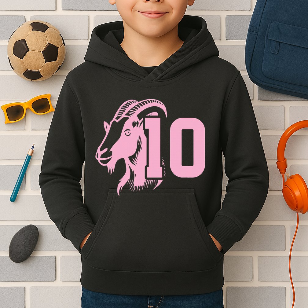 Goat Miami Mvp 10 Greatest Of All Time Kids Hoodie